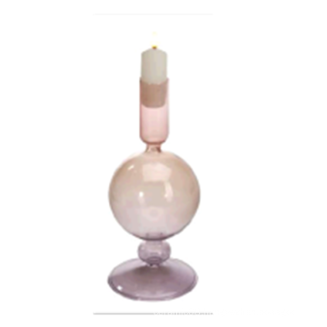 High Quality Glass Candle Holder for Wedding Decoration